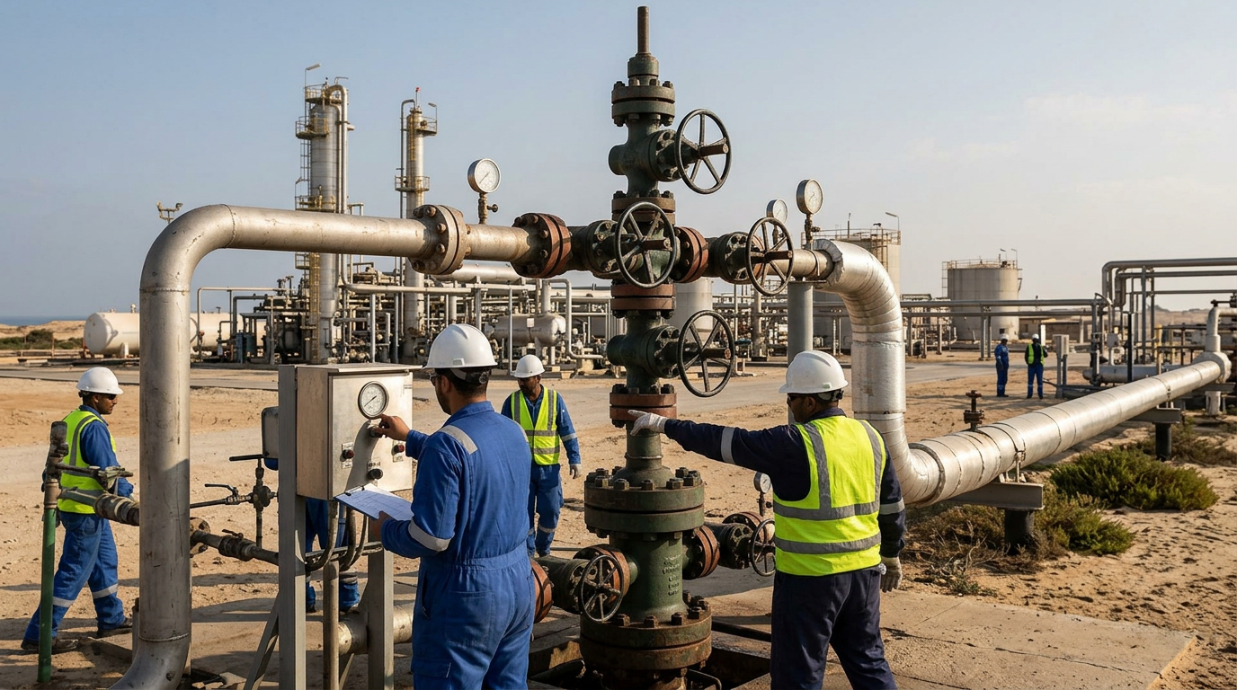 Scene illustrating Natural Gas sector: BP Brings West Nile Delta Gas Well Online Early to Boost Egypt Supply. BP has sta
