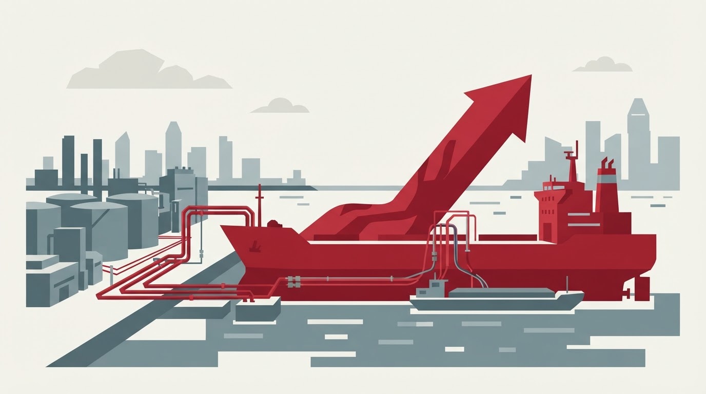 Scene illustrating Bunkering sector: Alkagesta Asia bunker sales reach 200,000 tonnes a month. Alkagesta Asia raised mon